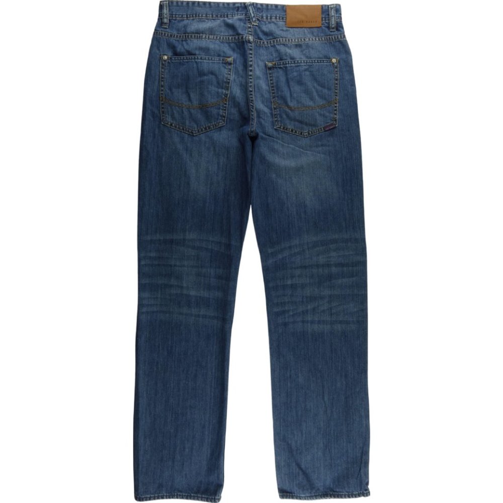 Ted Baker Dixie Deans Straight Jeans Men's 30R Button Fly C057 - Picture 2 of 10